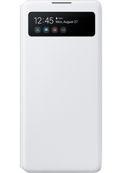 Galaxy S10 Lite S-View Cüzdan Kılıf - Beyaz EF-EG770PWEGWW