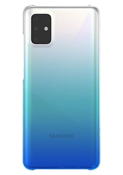 WITS Galaxy A51 Koruyucu Kılıf - Mavi GP-FPA515WSBLW