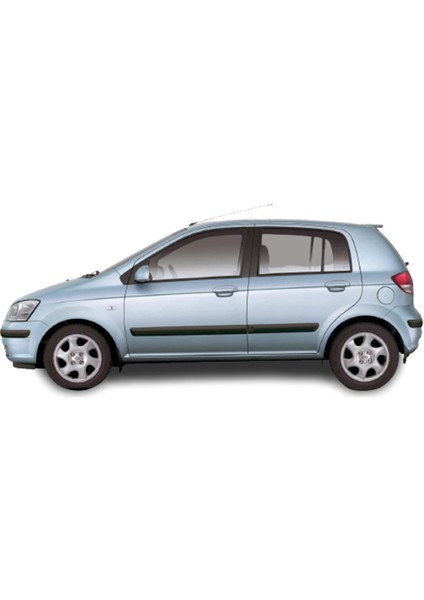 Hyundai Getz ( 2002-2011 ) Paslanmaz Krom Cam Çıtası 6 Parça Blueoto