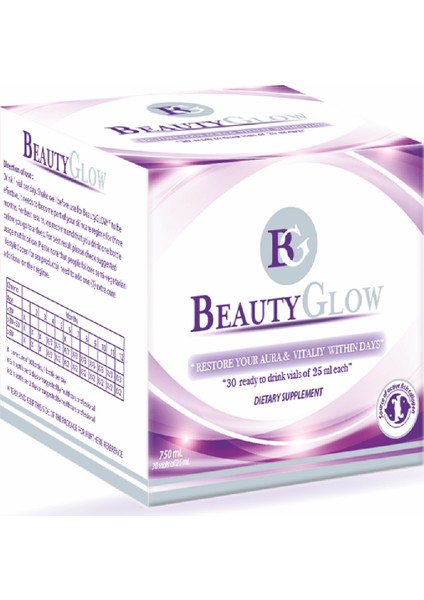 BEAUTY GLOW Aktif Liposol® Teknolojili Balık Kolajeni 25 ml x 30 Tüp