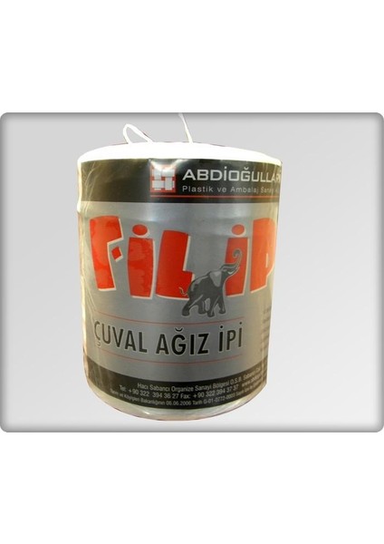 Fil İp Beyaz Ip Ambalaj Ipi-Çuval Ağız Ipi 1 kg