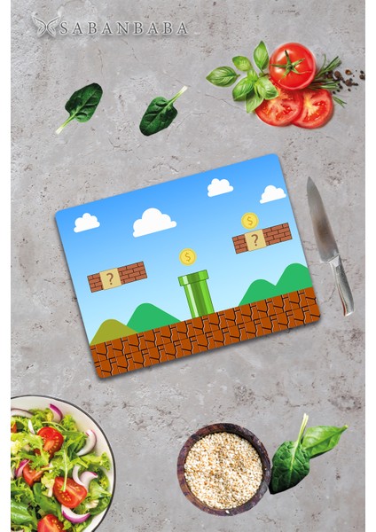 Mario Cam Kesme Tahtası - Cam Kesme Tablası | 30 cm x 40 cm fiyatları