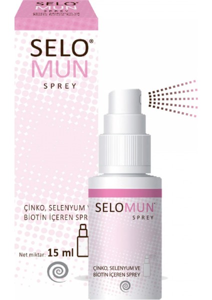 Çinko Selenyum Biotin Içeren Sprey 15 ml