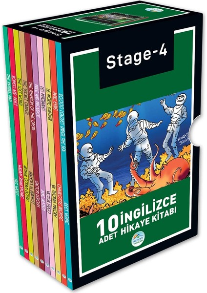 Stage 4 İngilizce Hikaye Seti 10 Kitap Takım