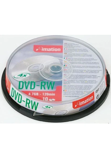 Dvd-Rw 4.7gb 4x 10'lu Cakebox