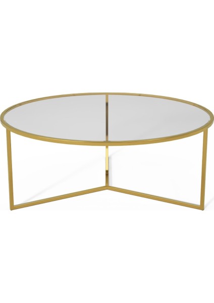 Lane Orta Sehpa Parlak Pirinç