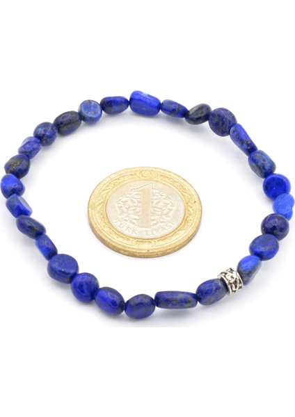 Amorf Kesim Doğal Lapis Lazuli Taşı Bileklik fiyatları