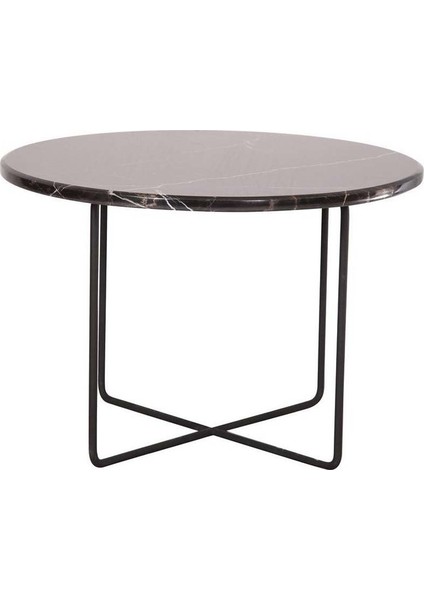 Note Siyah Mermerli Sehpa