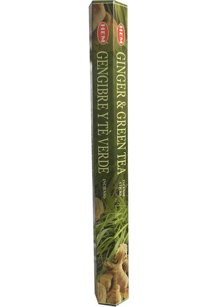 Zencefil Yeşilçay Kokulu 20 Çubuk Tütsü - Ginger Green Tea modelleri
