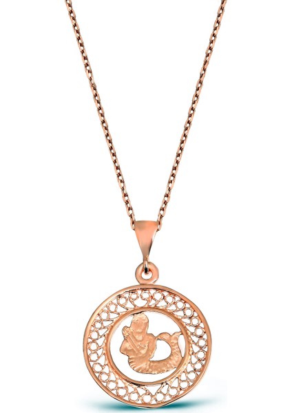 Kova Burcu Gümüş Madalyon Kolye fırsatları