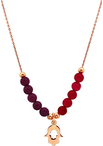 Fatma'nın Eli Motifli Gümüş Tasarım Kolye fırsatları