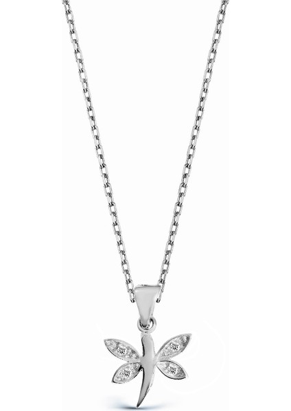 Zirkon Taşlı Gümüş Yusufçuk Kolye modelleri