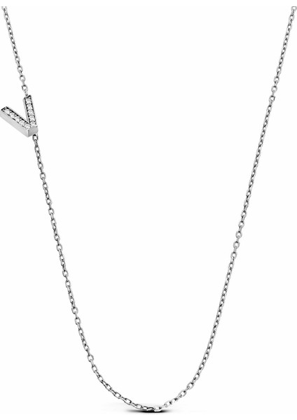 Gümüş V Harfi Kolye fiyatları