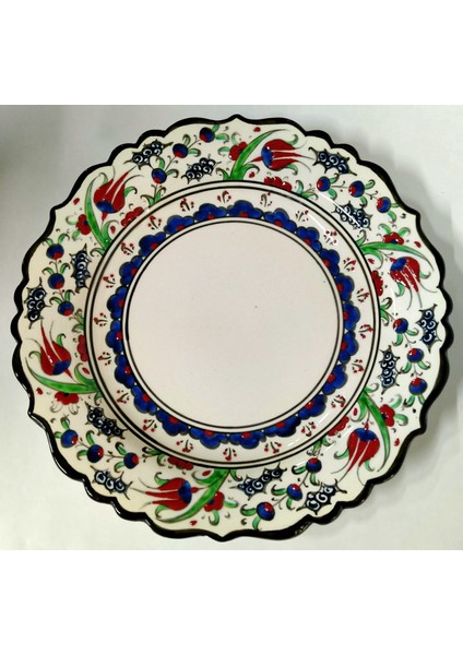 30 cm Samur Desen Fotoğraf Tabağı