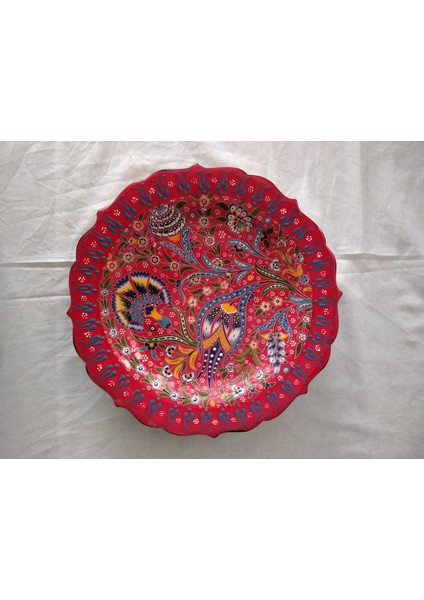 30 cm Kabartma Desenli Tabak
