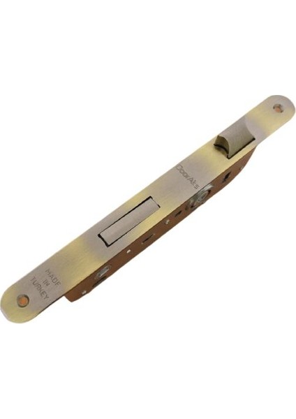 Dooraks Antik Sarı Rulmanlı Oval Wc Kilidi 40 mm