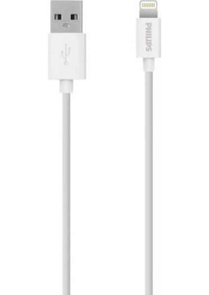 Philips SWR1508W 2.4A iPhone Uyumlu Lightning Şarj ve Data Kablosu