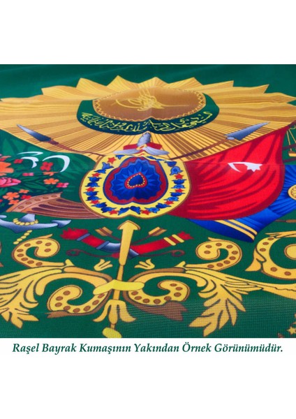Alparslan Türkeş ve 3 Hilal Kırmızı Sancak Bayrak Mhp 100 x 150 CM