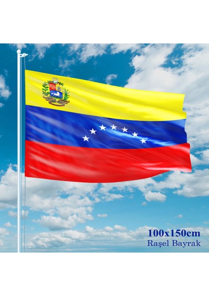 Venezuela Bayrağı Raşel Kumaş 100 x 150 cm