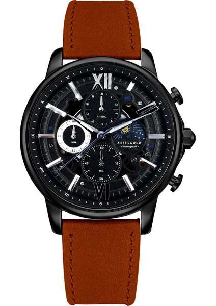 Arıes Gold G 7013 Bk-Bk Erkek Kol Saati
