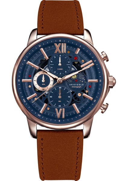 Arıes Gold G 7013 Rg-Burg Erkek Kol Saati