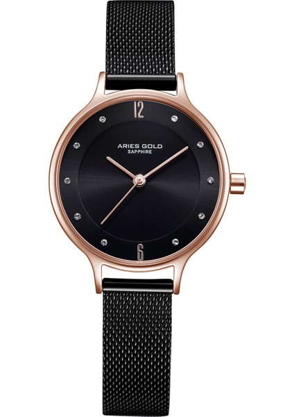 Arıes Gold L 5033Z Rg-Bk Kadın Kol Saati