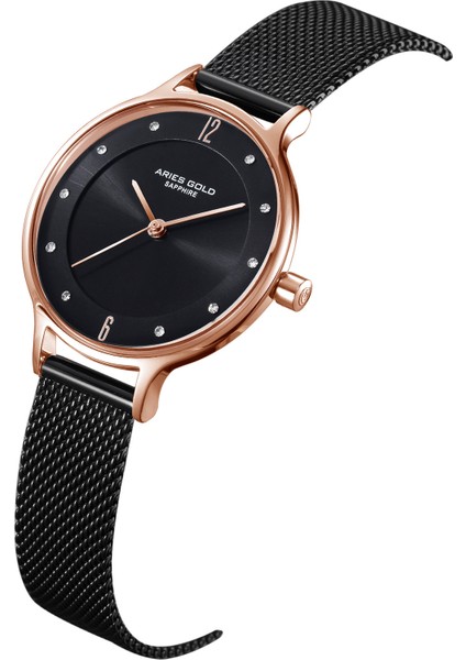 Arıes Gold L 5033Z Rg-Bk Kadın Kol Saati