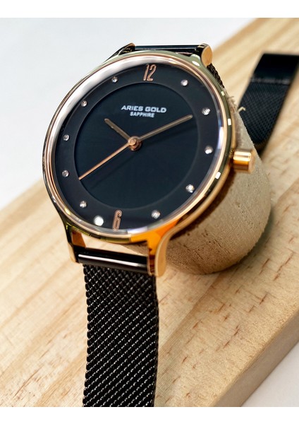 Arıes Gold L 5033Z Rg-Bk Kadın Kol Saati