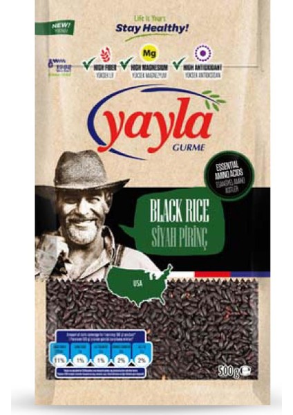 Gurme Siyah Pirinç 500GR