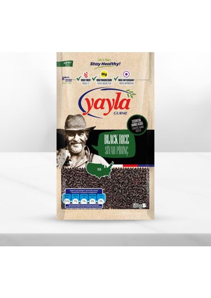 Gurme Siyah Pirinç 500GR fiyatları