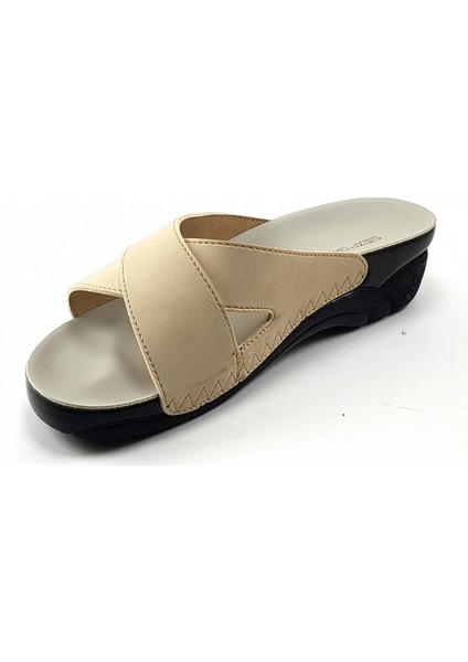 Venedik-9 Ceyo Kadın Terlik-Bej modelleri