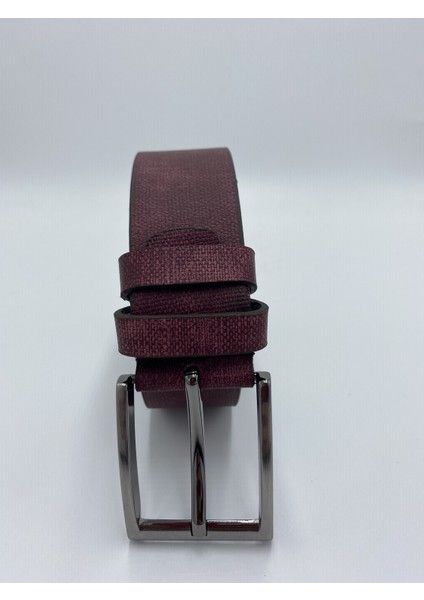 Bordo Kot 4 cm Spor Kemer