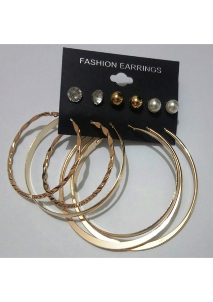 Efsane Halka Küpe Sarı