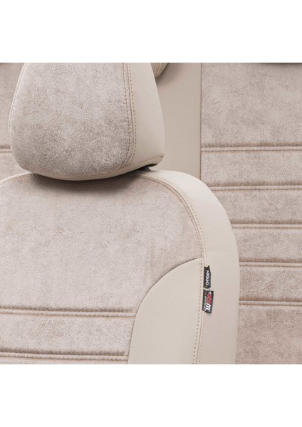 Nissan Qashqai+2 (7 Kişi) 2007-2014 Özel Üretim Koltuk Kılıfı Milano Design Bej modelleri