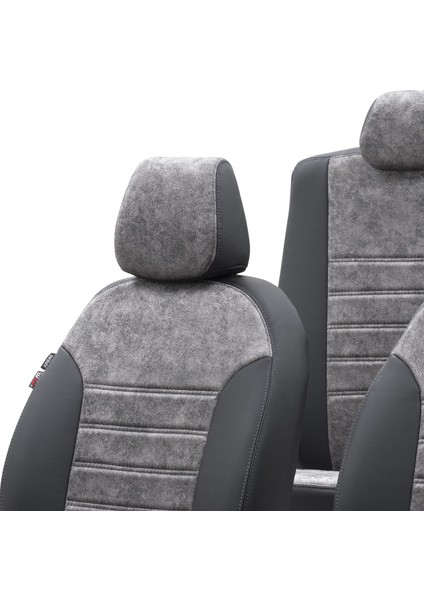 Opel Astra F 1992-1998 Özel Üretim Koltuk Kılıfı Milano Design Füme - Siyah fırsatları