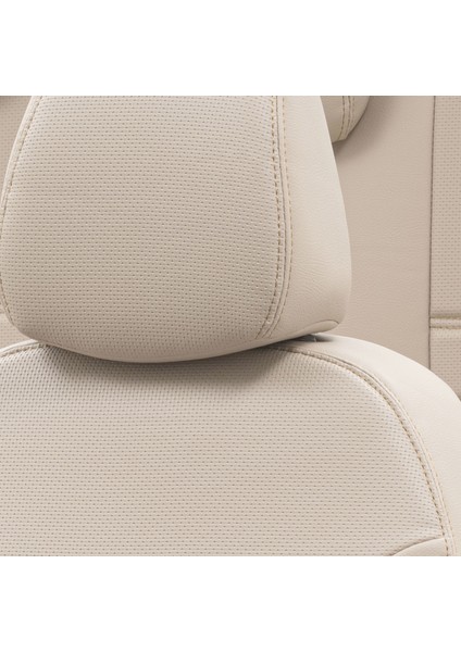 Suzuki Swift 2017-Sonrası Özel Üretim Koltuk Kılıfı New York Design Bej