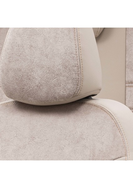 Toyota Corolla 2007-2013 Özel Üretim Koltuk Kılıfı Milano Design Bej indirimleri