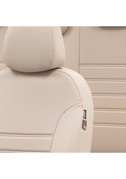 Toyota Rav4 2005-2013 Özel Üretim Koltuk Kılıfı New York Design Bej modelleri