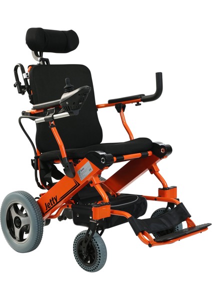 Tekerlekli Iskemle A-311F Fonksiyonel Ultra Hafif Pratik Katlanır Akülü Tekerlekli Sandalye