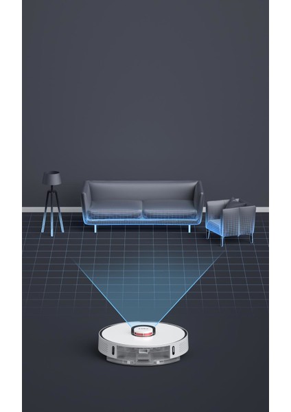 Eve Vacuum Mop Akıllı Robot Süpürge (Roidmi Türkiye Garantili)