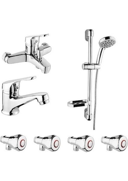 Mix Musluk Batarya Duş Seti