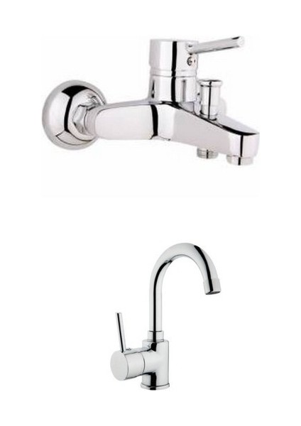 Delta Lavabo Bataryası Aç Kapa Banyo Bataryası