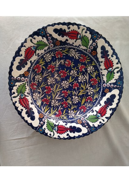 40 cm Kabartma Desen Tabak