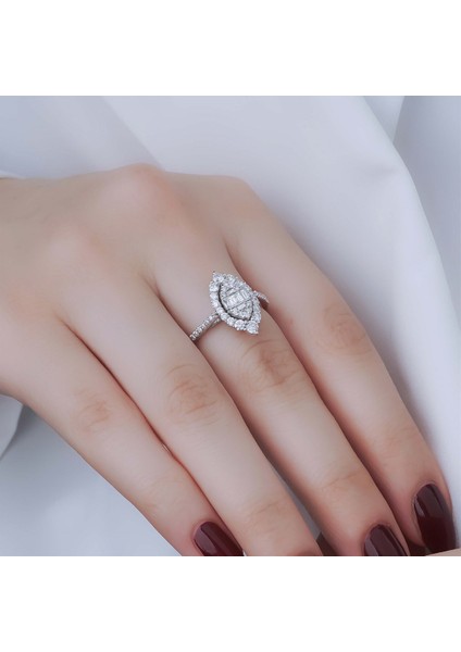 0,81 Karat Baget Yüzük fiyatları