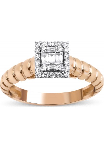 0,48 Karat Baget Yüzük