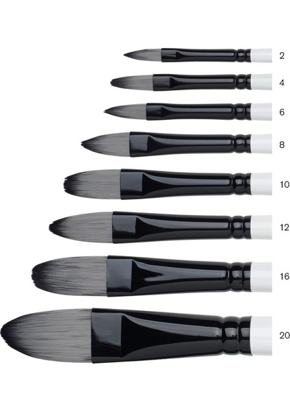 Professional Sentetik Uzun Sap Kedi Dili Fırça No 8 modelleri
