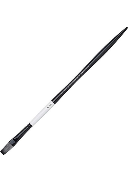 Professional Sentetik Uzun Sap Yassı Fırça No 6