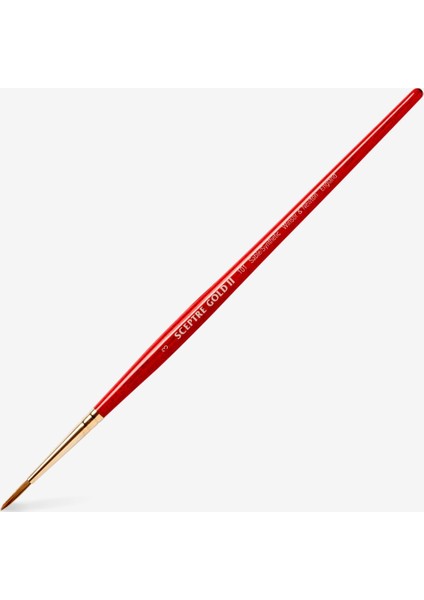 Sceptre Gold 101 Serisi Kısa Sap Yuvarlak Fırça No 3