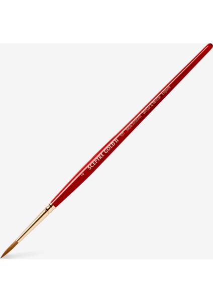 Sceptre Gold 101 Serisi Kısa Sap Yuvarlak Fırça No 4