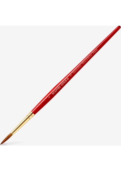 Sceptre Gold 101 Serisi Kısa Sap Yuvarlak Fırça No 6